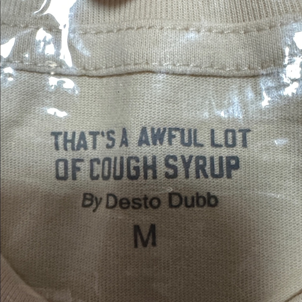 That’s A Awful Lot Of Cough Syrup ALOCS Graphic Tee M NWT Streetwear - Picture 4 of 6